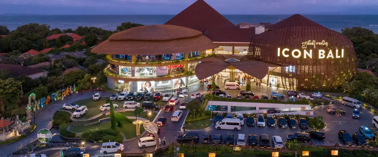 Icon Bali Mall, Sanur Bali - beachfront mall facade