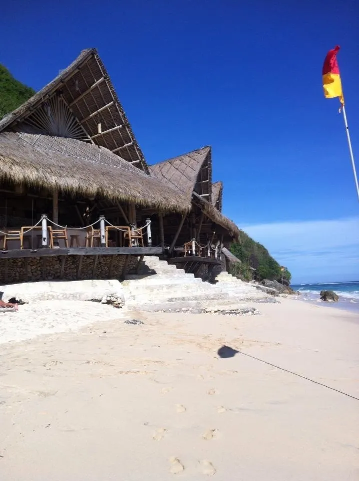 FINNS Beach Club pool and beachfront, Berawa Canggu Bali