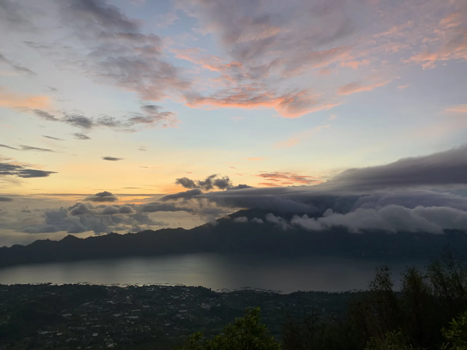 Mount Batur Jeep Sunrise Tour, East Bali - sunrise over Mount Batur